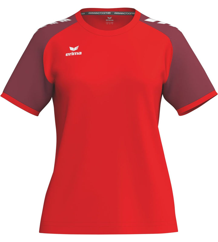 Erima Wings Jersey Shortsleeve - red/bordeaux