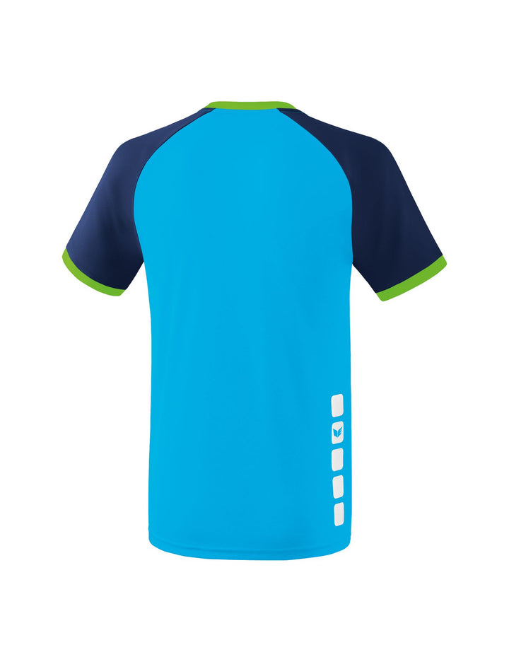 Erima Zenari 3.0 Jersey Shortsleeve - curacao/new navy/green gecko