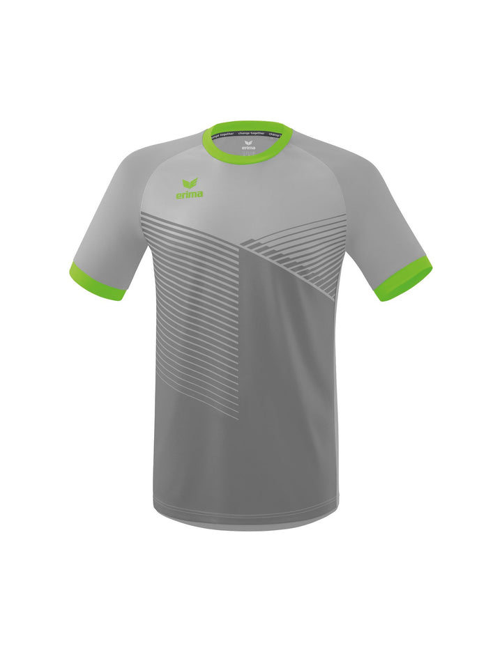 Erima Mantua Jersey Shortsleeve - silver grey/green gecko