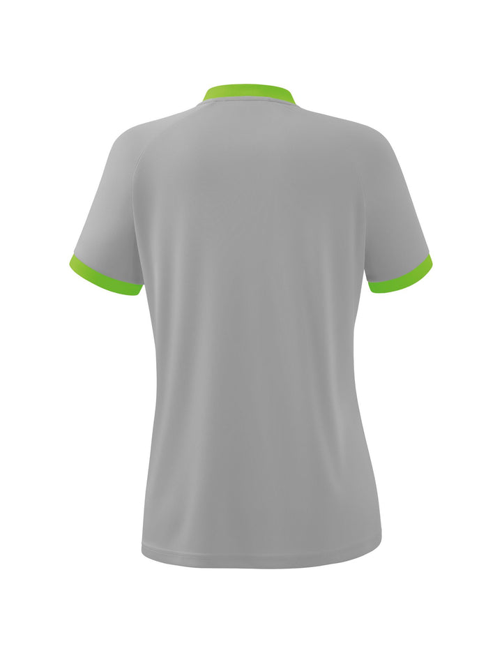 Erima Mantua Jersey Shortsleeve - silver grey/green gecko