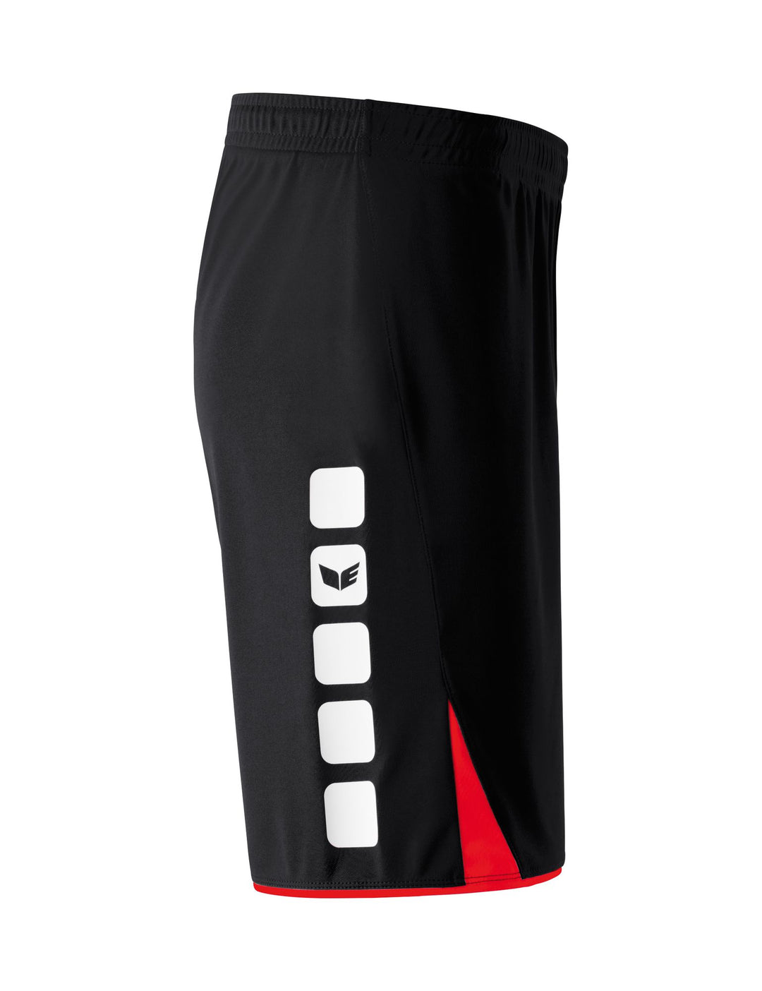 Erima Classic 5-C Shorts With Inner Slip - black/red