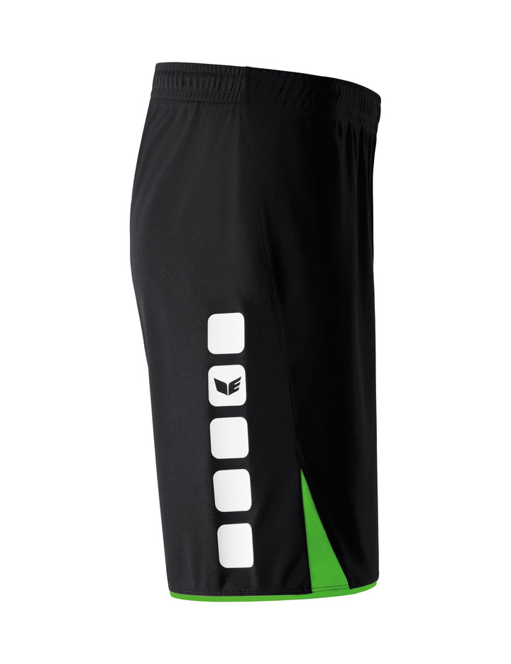 Erima Classic 5-C Shorts With Inner Slip - black/green