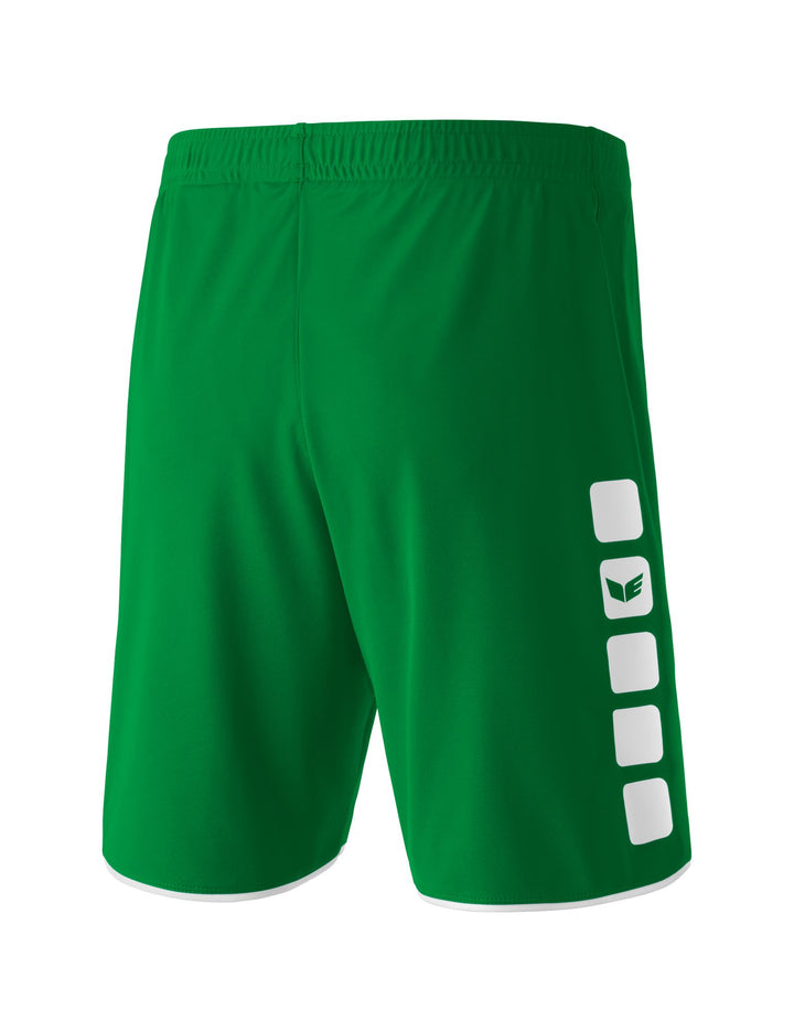 Erima Classic 5-C Shorts With Inner Slip - smaragd/white