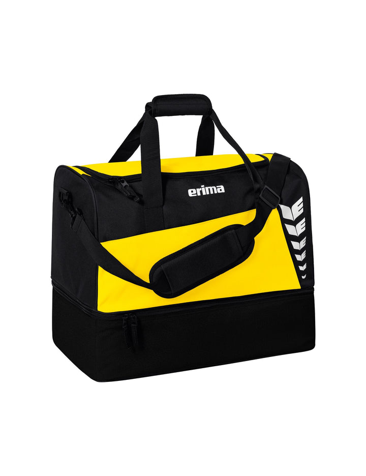 Erima Six Wings Sportsbag With Bottom Cas - yellow/black