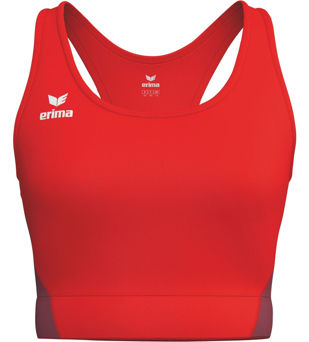 Erima T&amp;F Bra - red/bordeaux