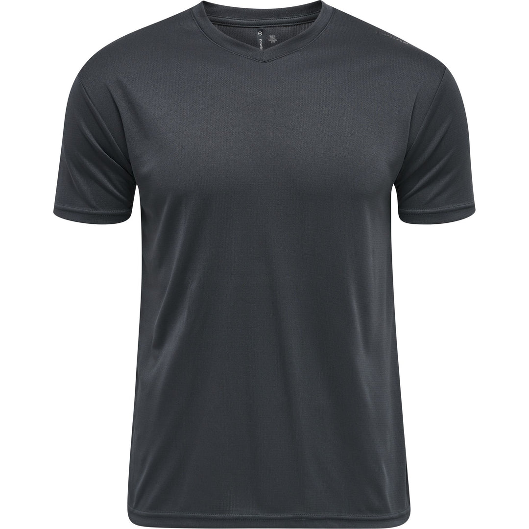 Hummel BASE COOL TEE - TITANIUM - XL - titanium