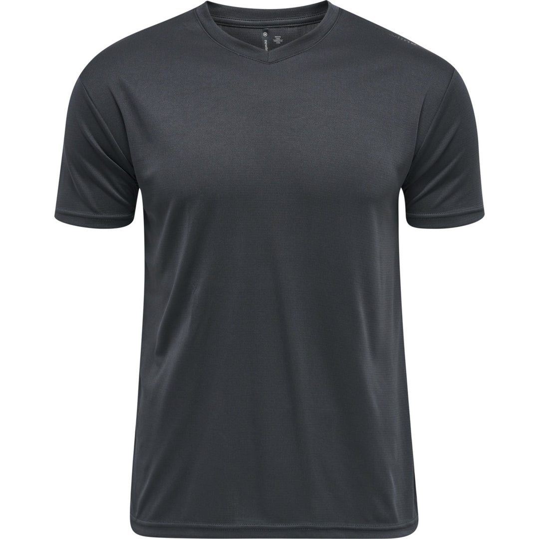 Hummel BASE COOL TEE - TITANIUM - XL - titanium