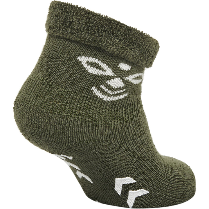 Hummel Snubbie Socks - Olive Night