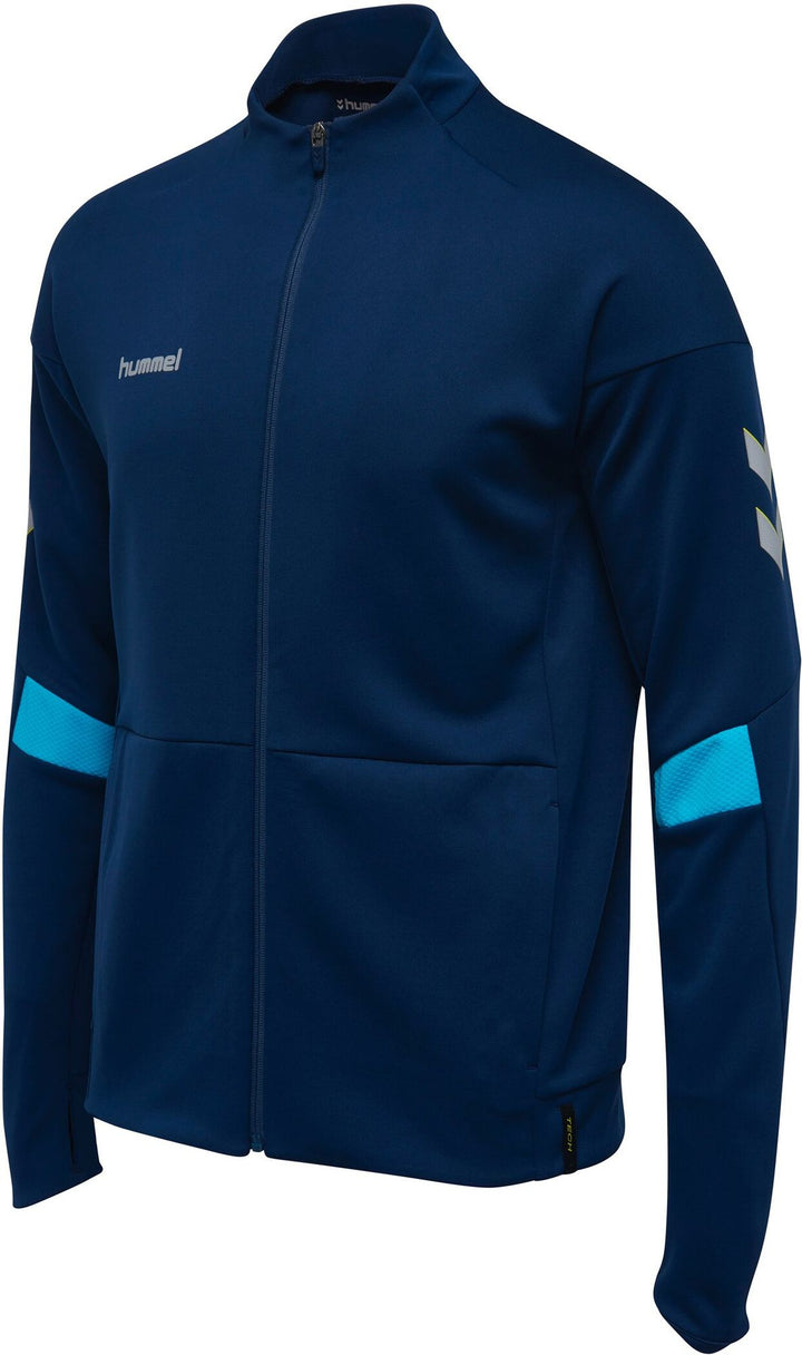 Hummel TECH MOVE POLY ZIP JACKET - sargasso sea