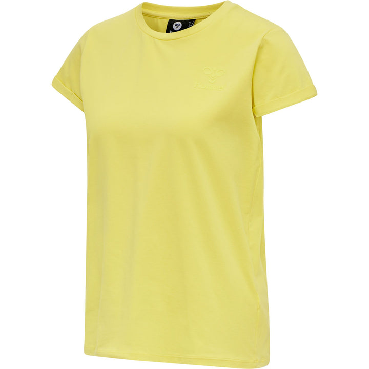 Hummel HMLISOBELLA T-SHIRT S/S - celandine