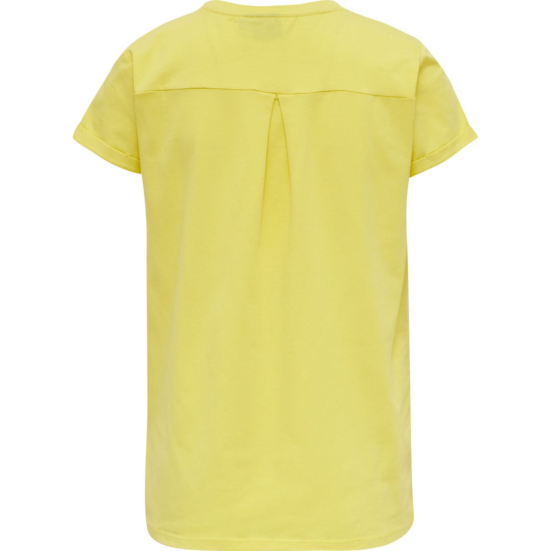 Hummel HMLISOBELLA T-SHIRT S/S - celandine