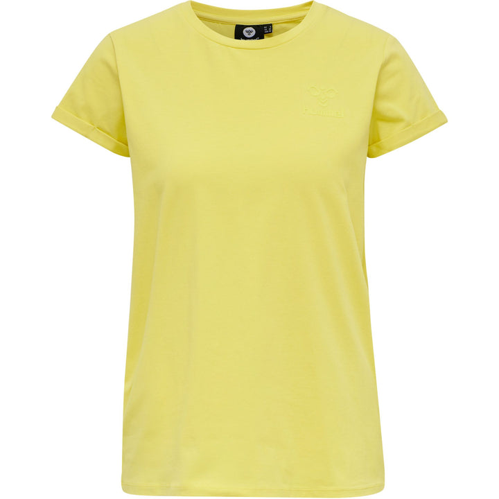 Hummel HMLISOBELLA T-SHIRT S/S - celandine