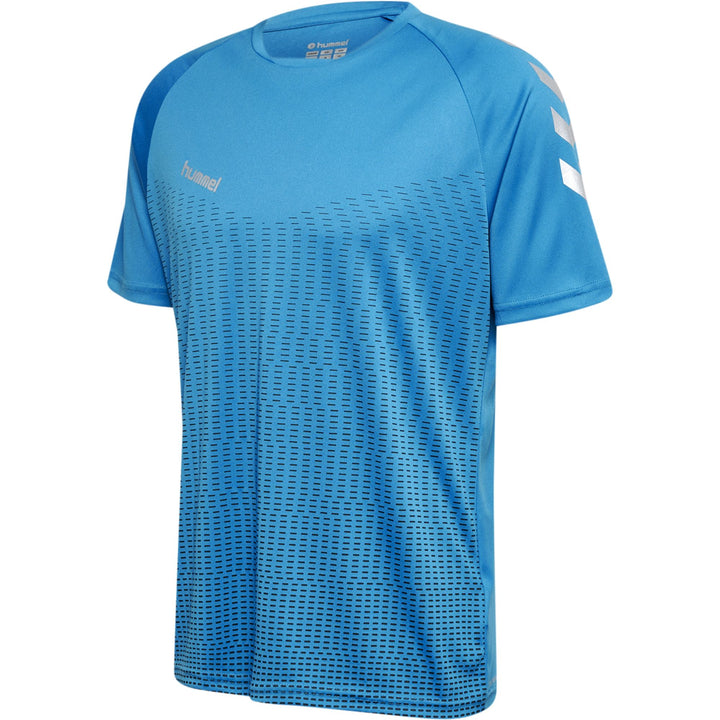 Hummel HMLCHALLENGER JERSEY S/S - celestial