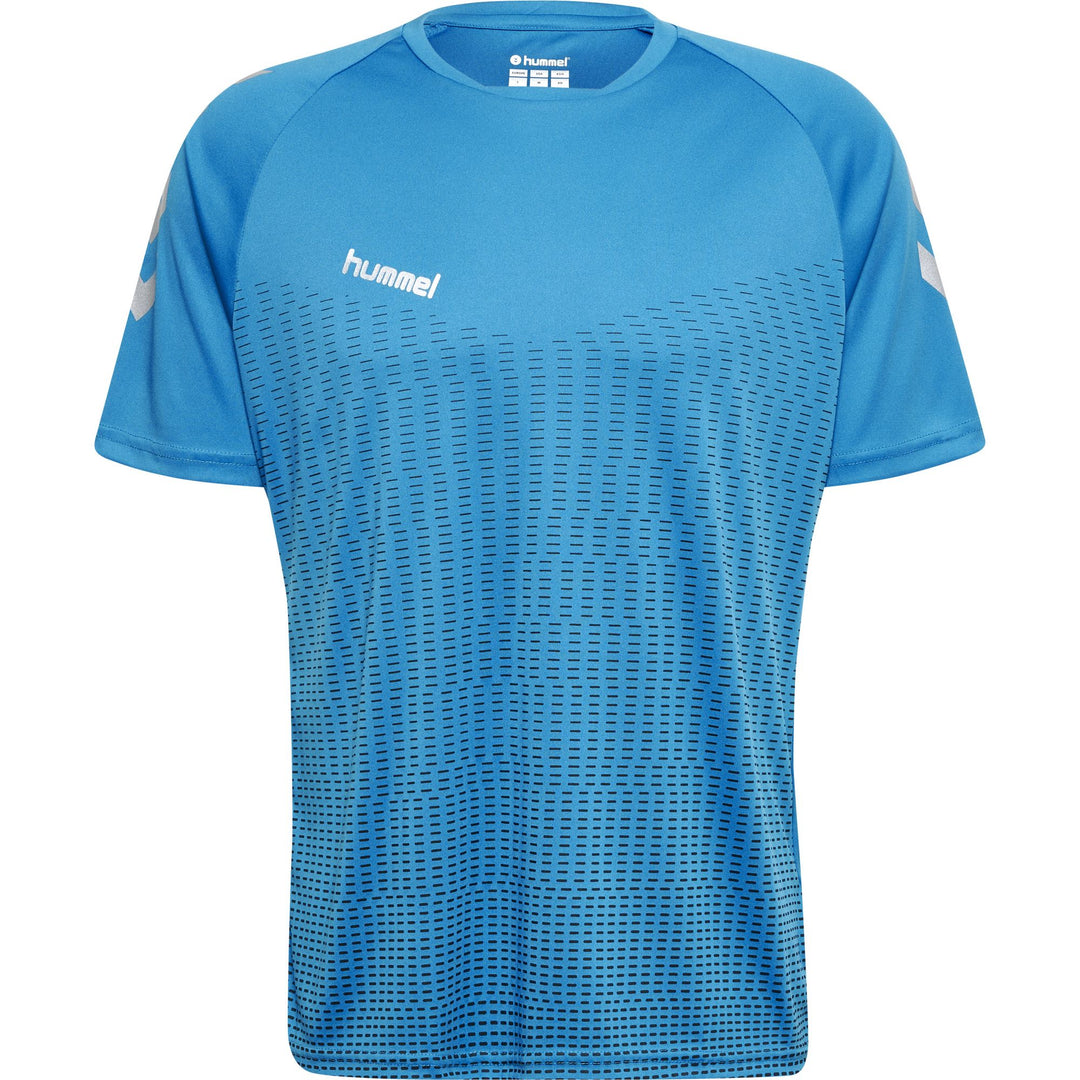 Hummel HMLCHALLENGER JERSEY S/S - celestial