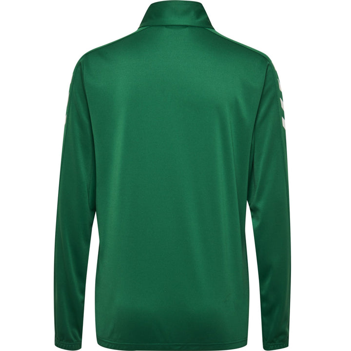 Hummel CORE POLY HALF ZIP SWEATSHIRT WOMAN - evergreen