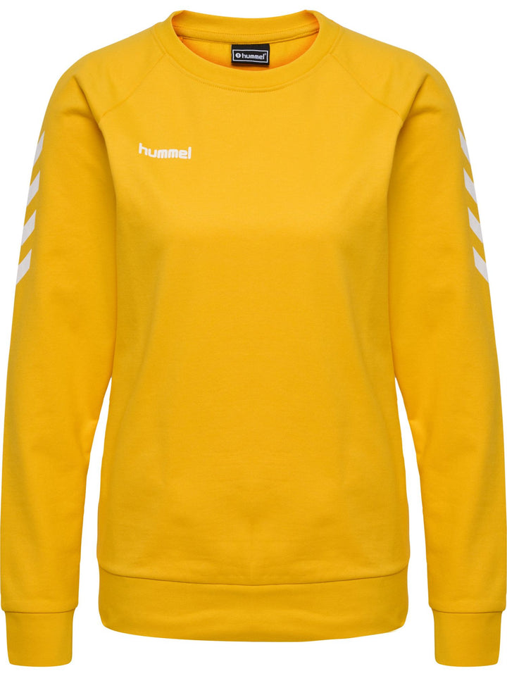Hummel HMLGO COTTON SWEATSHIRT WOMAN - sports yellow