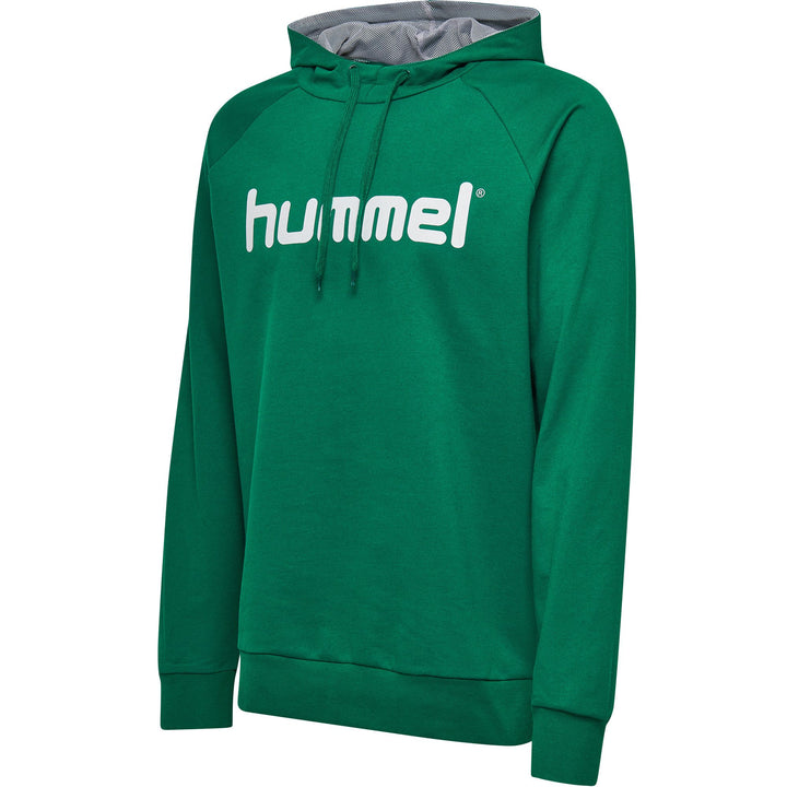 Hummel Hmlgo Cotton Logo Hoodie - evergreen