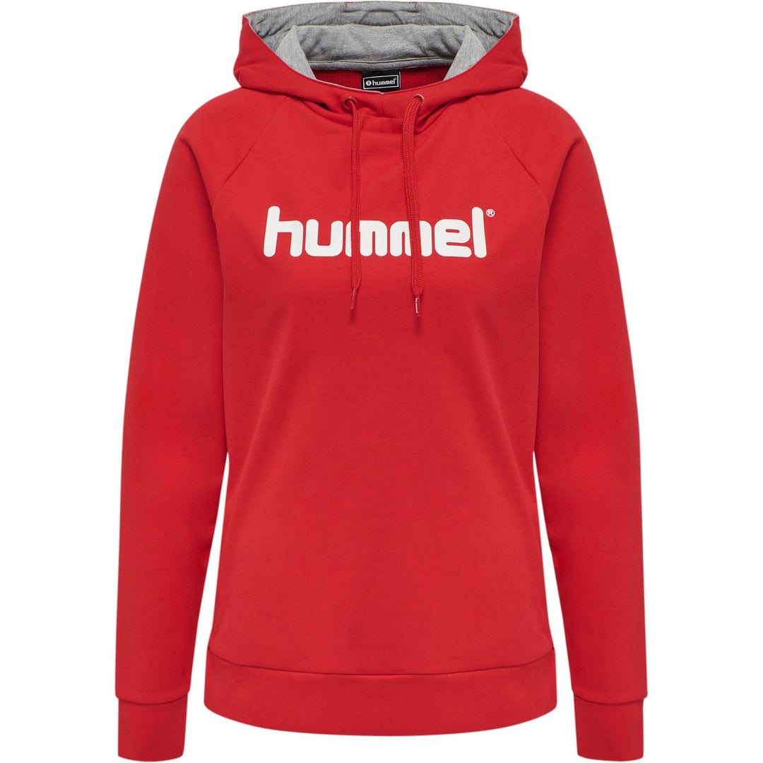 Hummel Hmlgo Cotton Logo Hoodie Woman - true red
