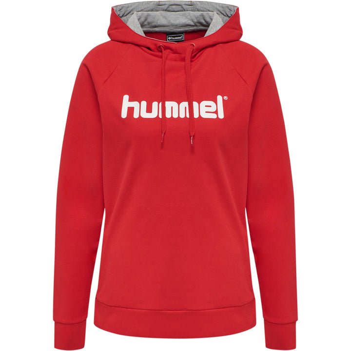 Hummel Hmlgo Cotton Logo Hoodie Woman - true red