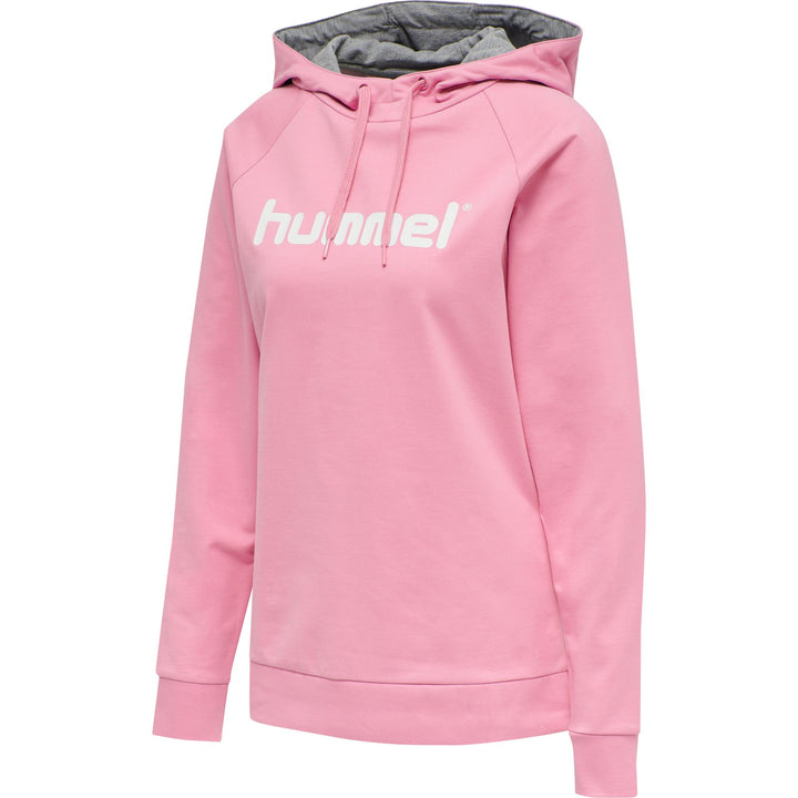 Hummel Hmlgo Cotton Logo Hoodie Woman - cotton candy