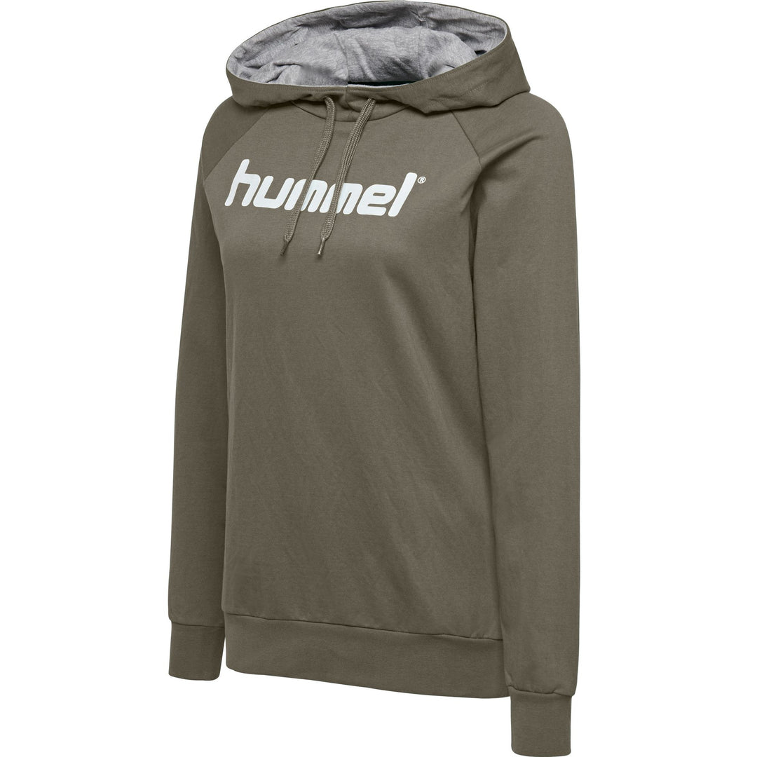 Hummel Hmlgo Cotton Logo Hoodie Woman - grape leaf