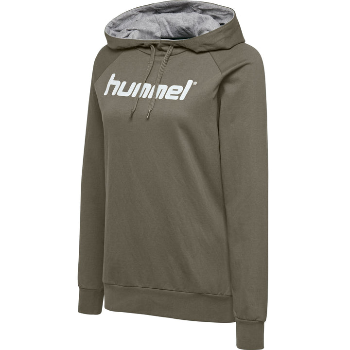Hummel Hmlgo Cotton Logo Hoodie Woman - grape leaf