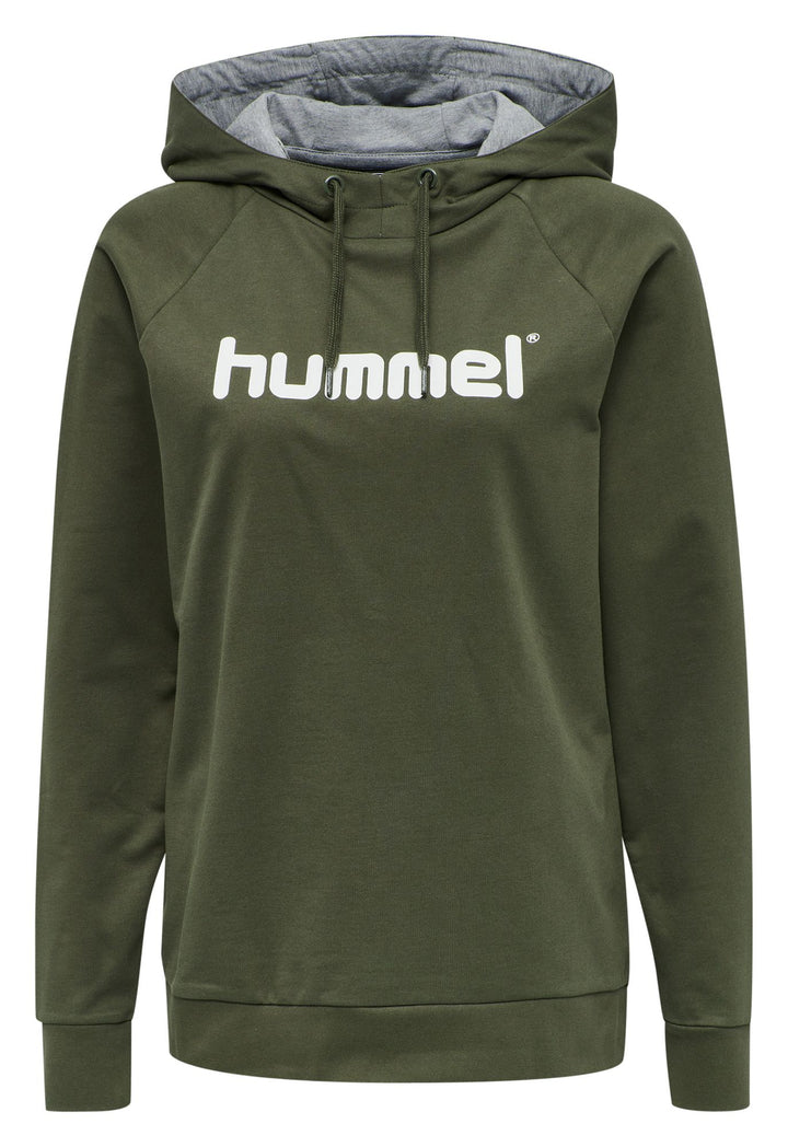 Hummel Hmlgo Cotton Logo Hoodie Woman - grape leaf