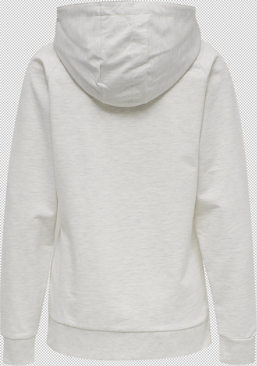 Hummel Hmlgo Cotton Logo Hoodie Woman - egret melange
