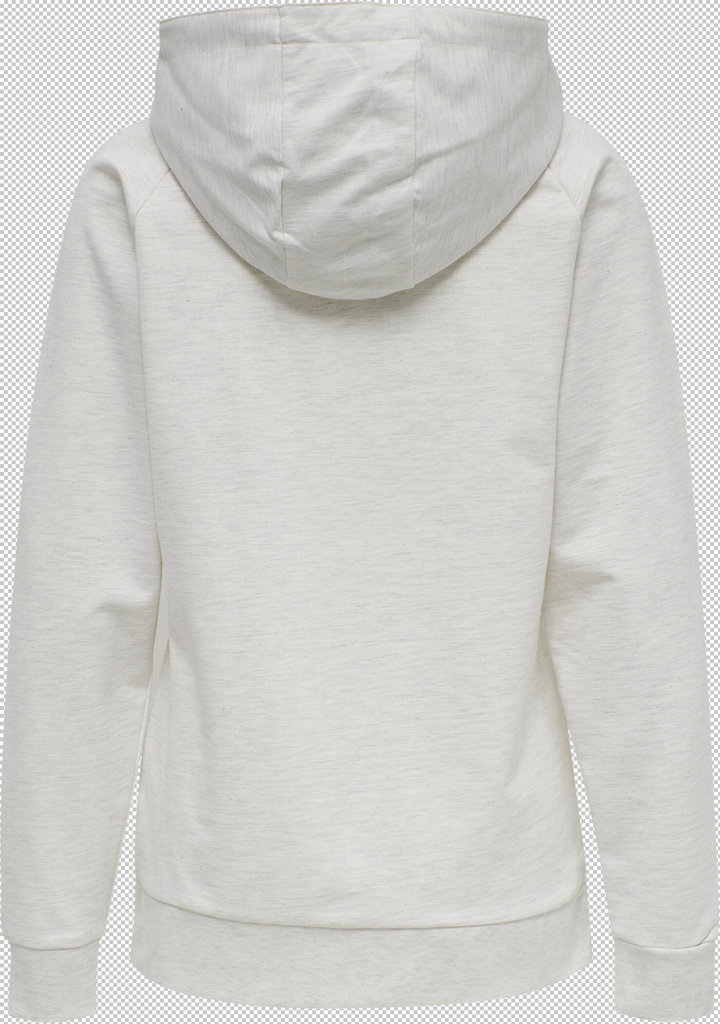 Hummel Hmlgo Cotton Logo Hoodie Woman - egret melange
