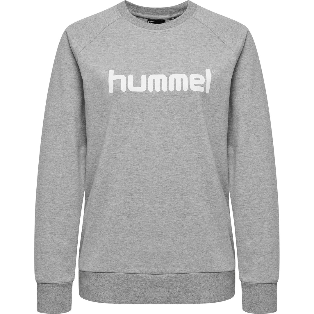 Hummel Hmlgo Cotton Logo Sweatshirt Woman - grey melange