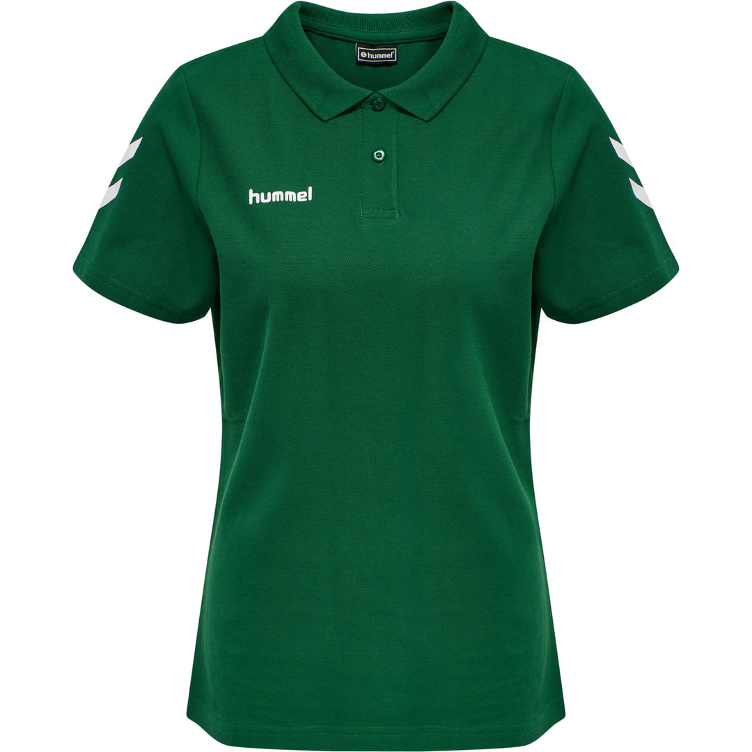 Hummel HMLGO COTTON POLO WOMAN - evergreen