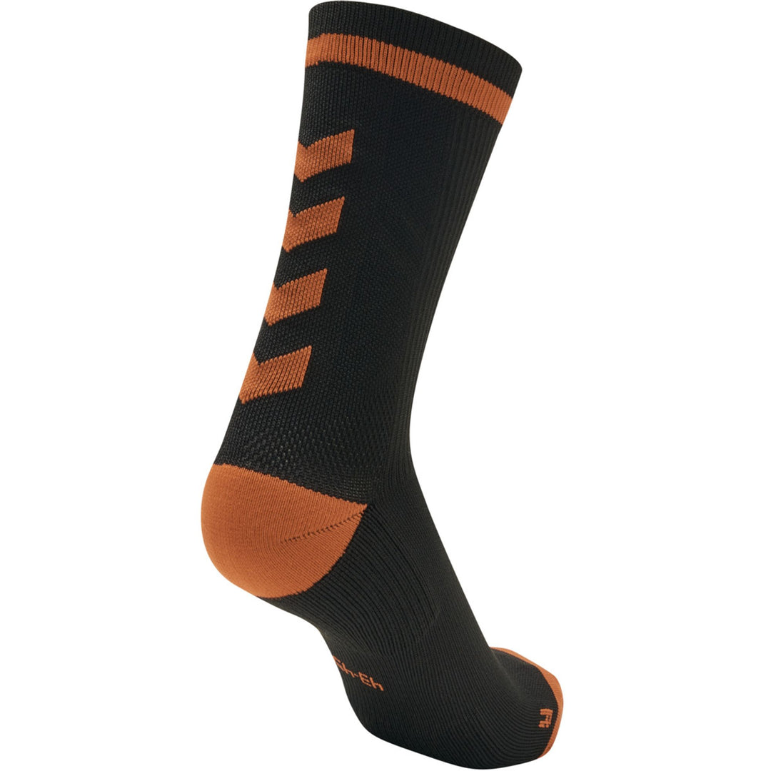 Hummel Elite Indoor Sock Low - black/orange tiger