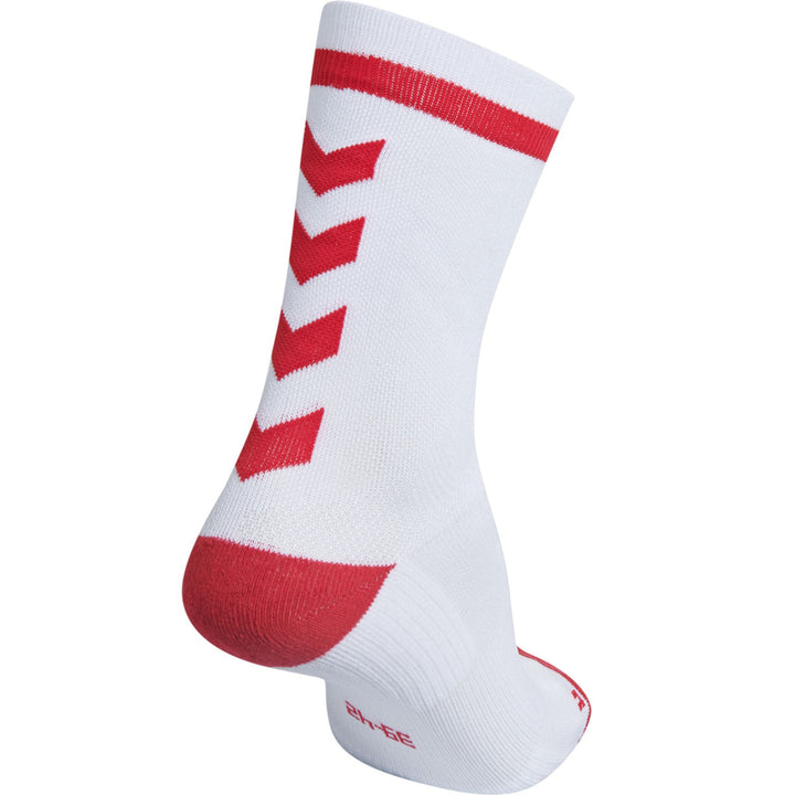 Hummel Elite Indoor Sock Low - white/true red