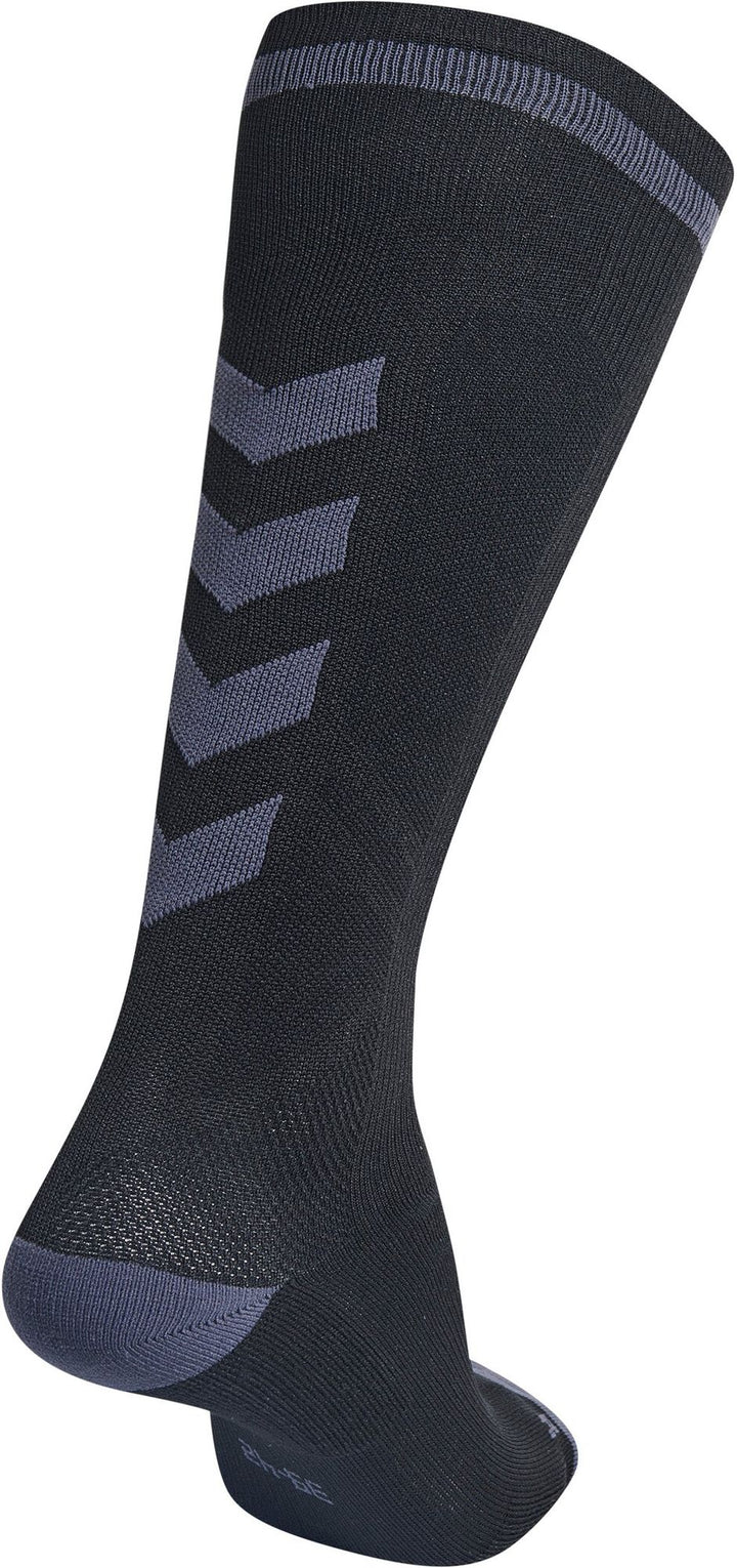 Hummel Elite Indoor Sock High - black/asphalt