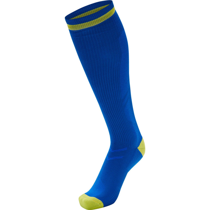 Hummel Elite Indoor Sock High - true blue/blazing yellow