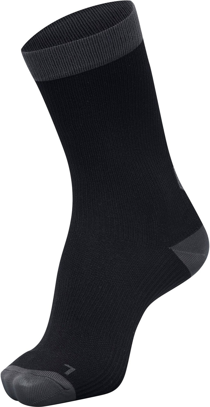 Hummel Element Indoor Sport Sock 2 Pack - black/asphalt