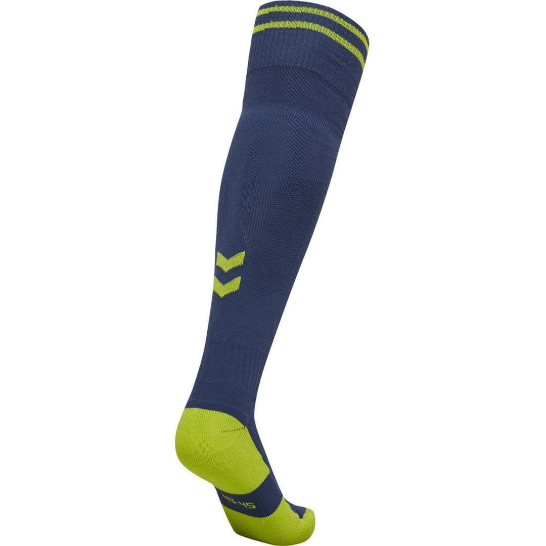 Hummel Element Football Sock - dark denim/lime punch