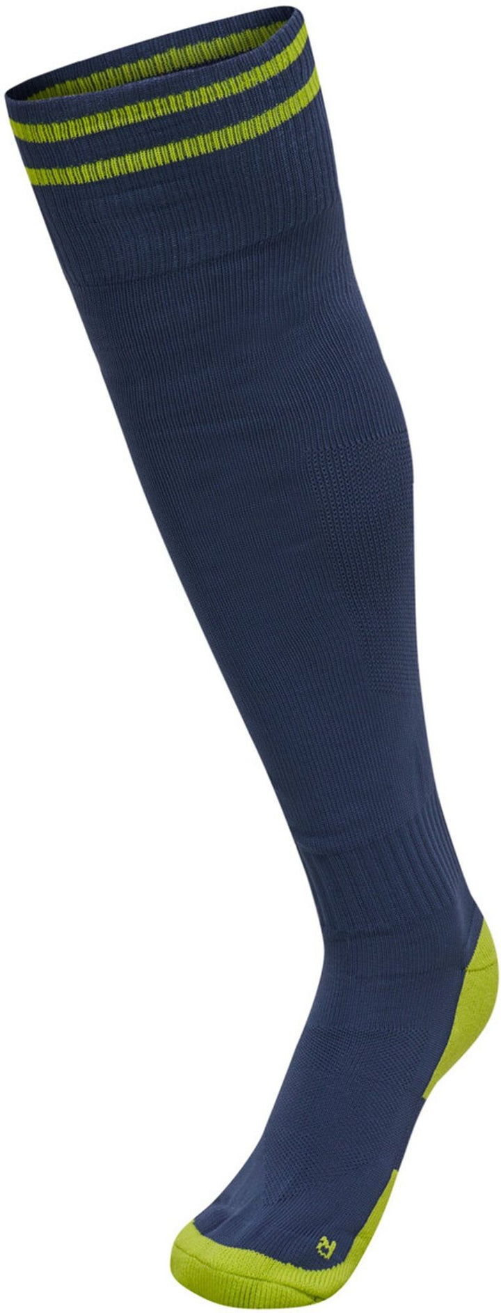 Hummel Element Football Sock - dark denim/lime punch