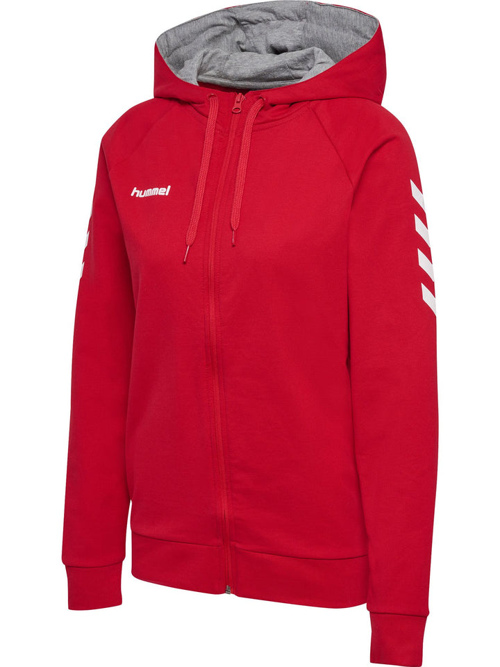 Hummel Hmlgo Cotton Zip Hoodie Woman - true red