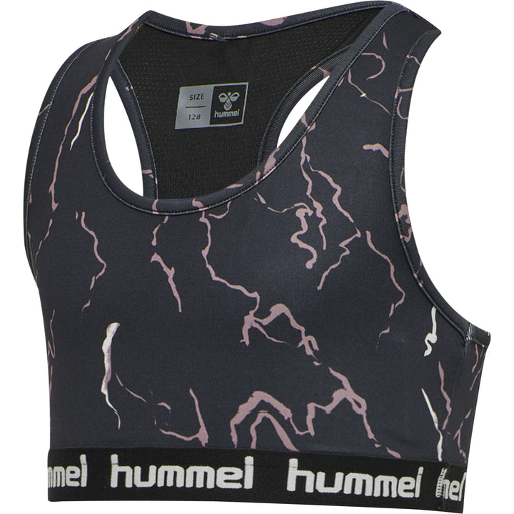 Hummel hmlMIMMI SPORTS TOP - CAVIAR/TWILIGHT MAUVE