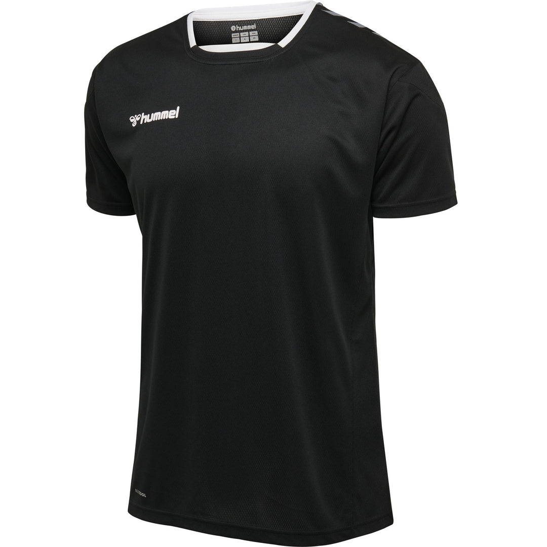 Hummel Hmlauthentic Kids Poly Jersey S/S - black/white
