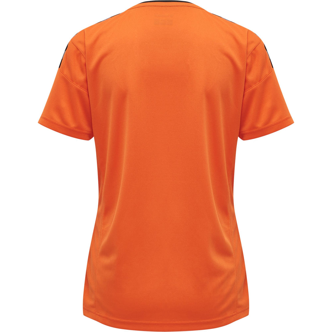 Hummel Hmlauthentic Poly Jersey Woman S/S - tangerine