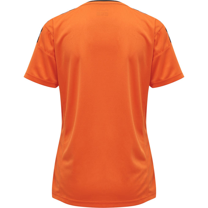 Hummel Hmlauthentic Poly Jersey Woman S/S - tangerine
