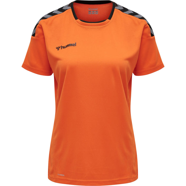 Hummel Hmlauthentic Poly Jersey Woman S/S - tangerine