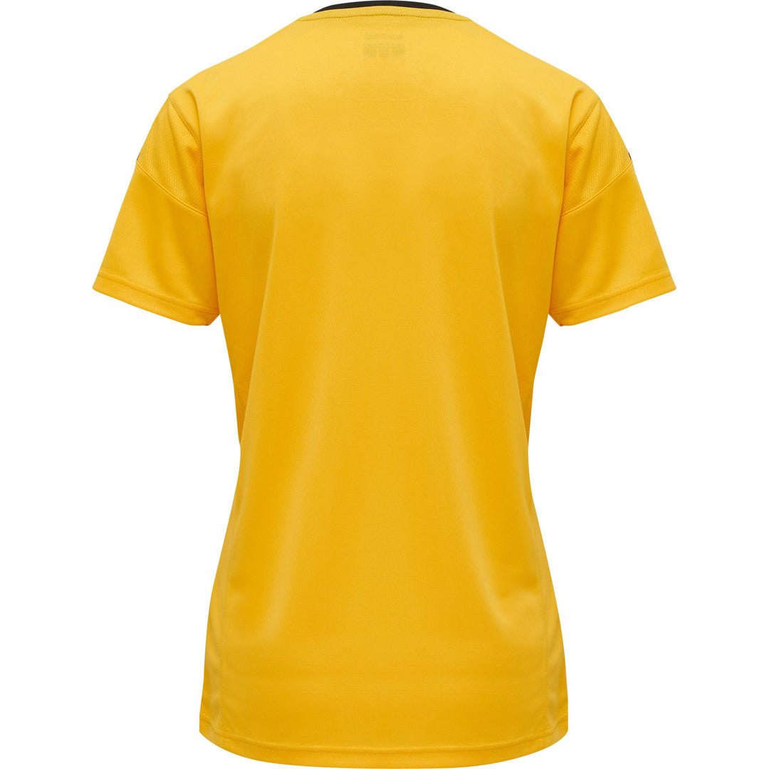 Hummel Hmlauthentic Poly Jersey Woman S/S - sports yellow/black