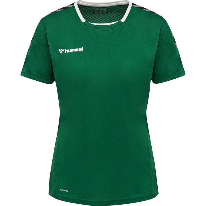 Hummel Hmlauthentic Poly Jersey Woman S/S - evergreen