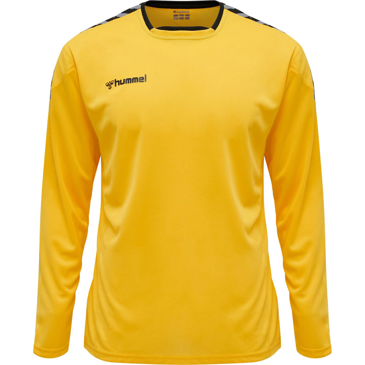 Hummel Hmlauthentic Poly Jersey L/S - sports yellow/black