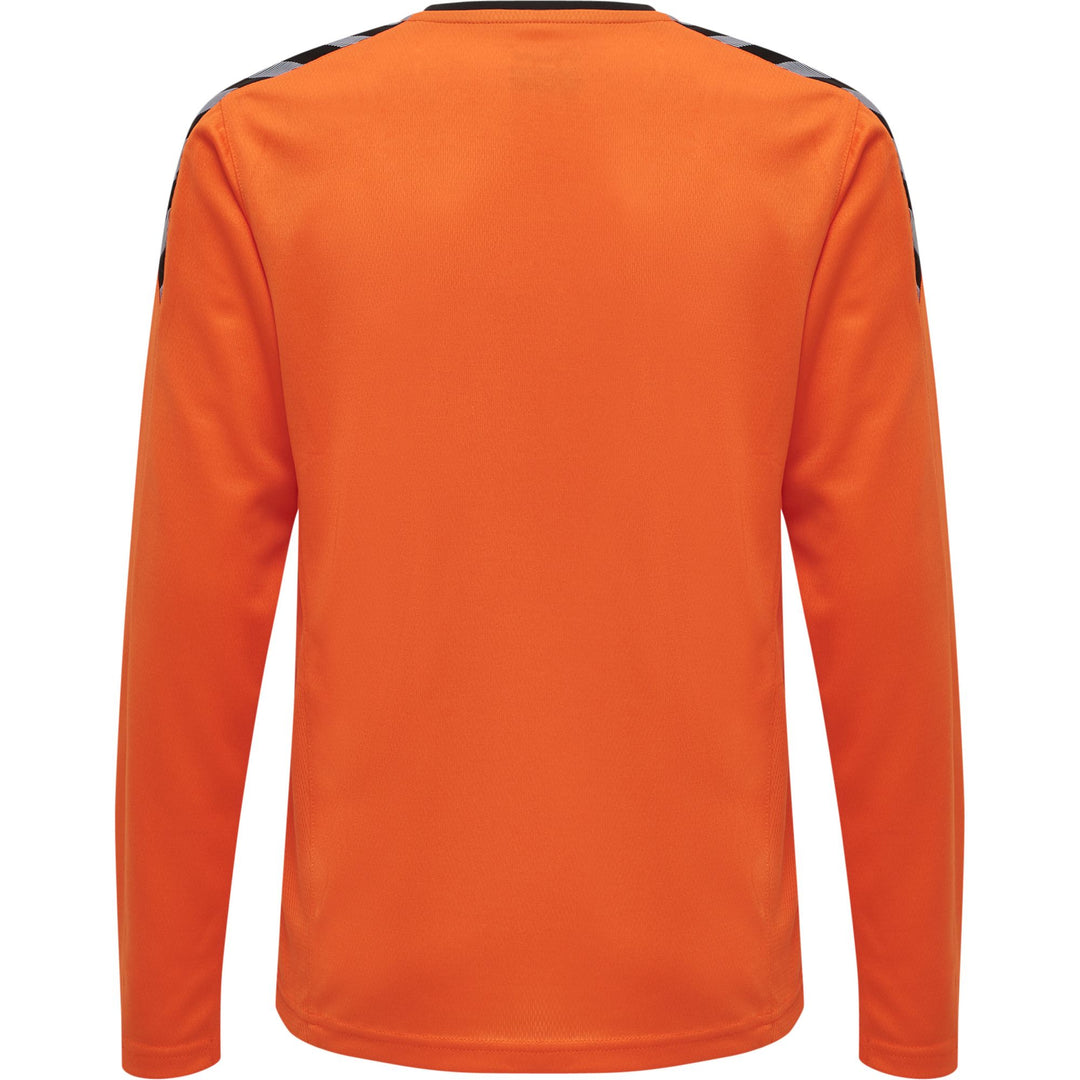 Hummel Hmlauthentic Kids Poly Jersey L/S - tangerine