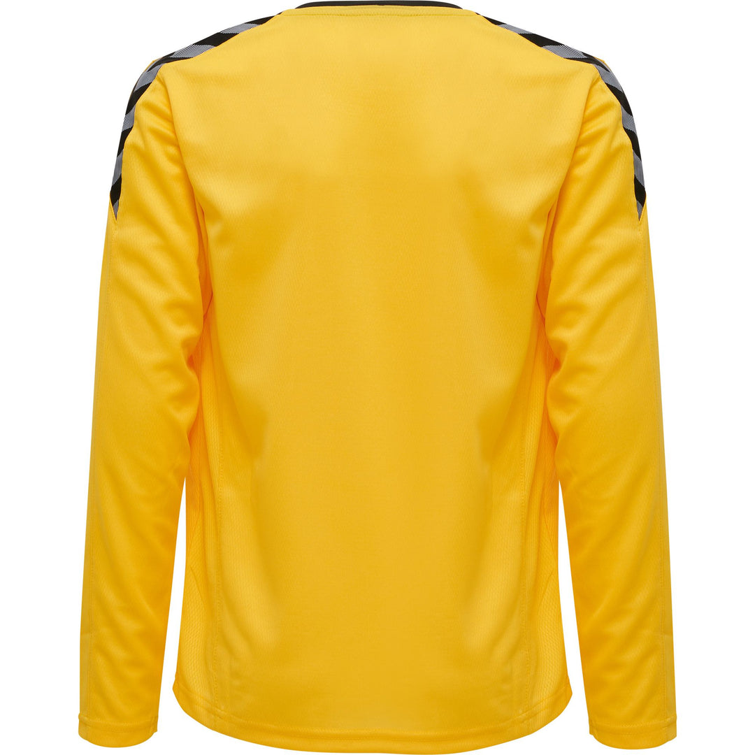 Hummel Hmlauthentic Kids Poly Jersey L/S - sports yellow/black