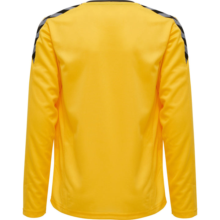 Hummel Hmlauthentic Kids Poly Jersey L/S - sports yellow/black